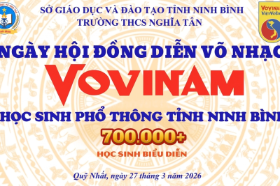 HÀO KHÍ VOVINAM – SỨC MẠNH TUỔI TRẺ NINH BÌNH TRONG NGÀY HỘI ĐỒNG DIỄN